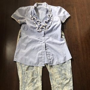 Cute ruffle blouse